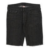 Ricky True Religion Denim Shorts - 40W 14L Black Cotton