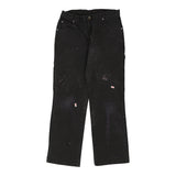 Dickies Carpenter Trousers - 31W 29L Black Cotton