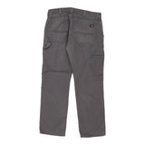 Dickies Carpenter Trousers - 36W 29L Grey Cotton