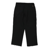 Dickies Cargo Trousers - 39W 30L Black Cotton Blend