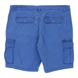 Napapijri Cargo Shorts - 40W 10L Blue Cotton