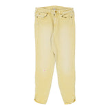 Halle True Religion Skinny Jeans - 30W UK 8 Yellow Cotton