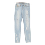Super Skinny True Religion Jeans - 26W UK 6 Light Wash Cotton