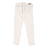 Halle True Religion Skinny Jeans - 31W UK 10 White Cotton
