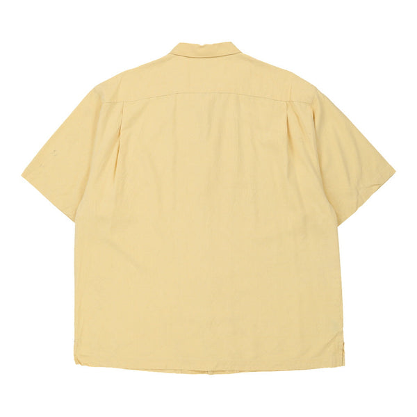 Vintage yellow Tommy Bahama Short Sleeve Shirt - mens x-large
