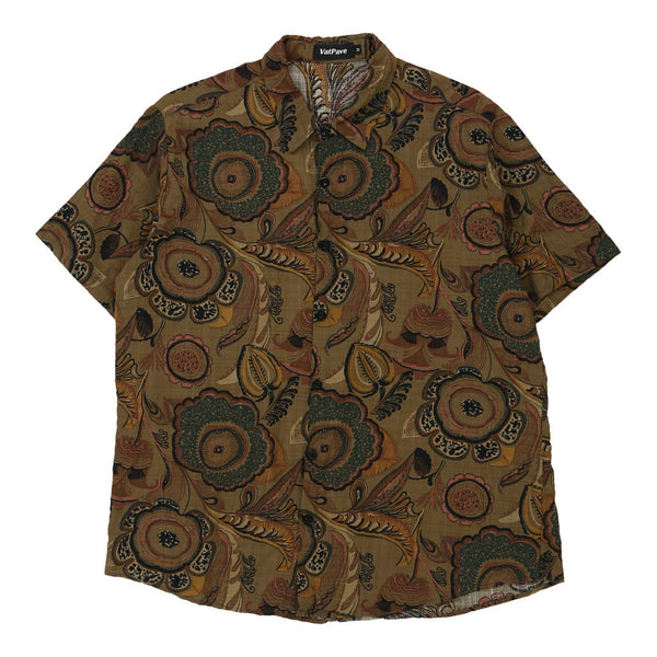 Vintage brown Vatpave Patterned Shirt - womens medium