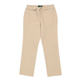 Vintage beige Catlin Ralph Lauren Trousers - womens 28" waist