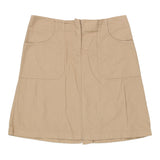 Vintage beige Sisley Mini Skirt - womens 33" waist