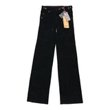Vintage black Essenza Cord Trousers - womens 25" waist