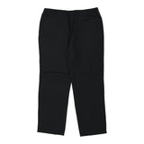 Vintage black Armani Jeans Trousers - womens 33" waist