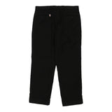 Calvin Klein Trousers - 34W 28L Black Wool