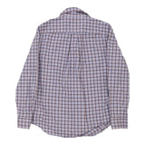 Age 7 Ralph Lauren Checked Shirt - Small Blue Cotton