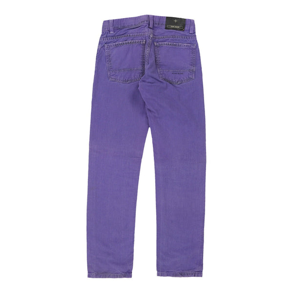 Age 10 Stone Island Trousers - 24W 26L Purple Cotton