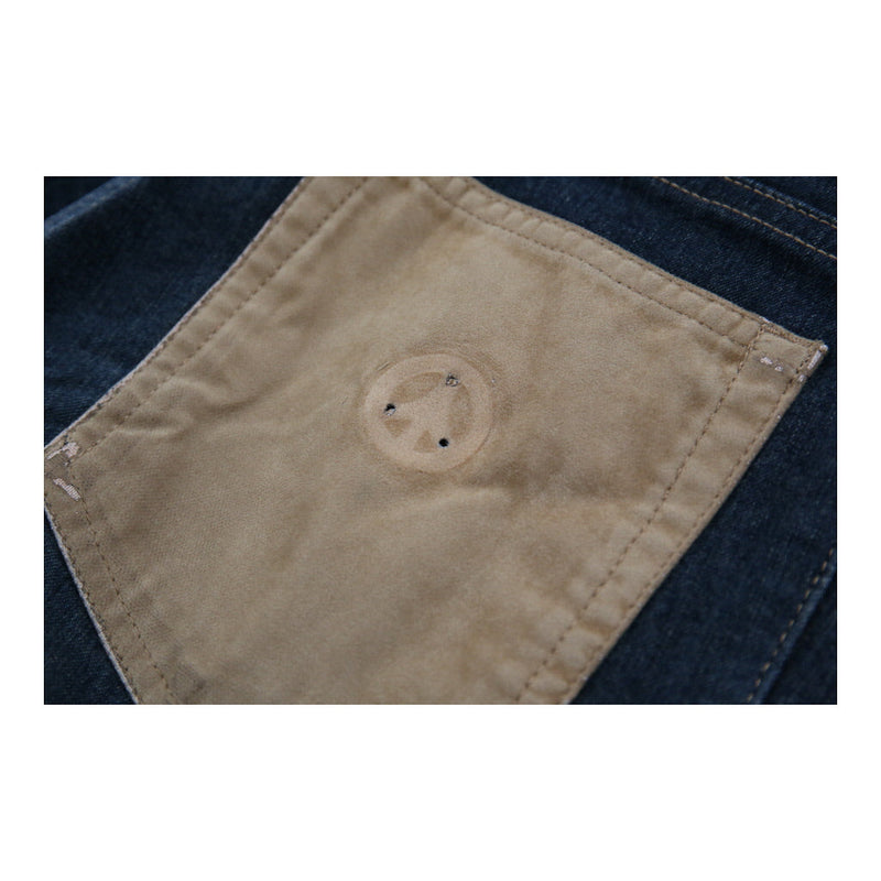 Age 16 Moschino Flared Jeans - 26W 32L Blue Cotton