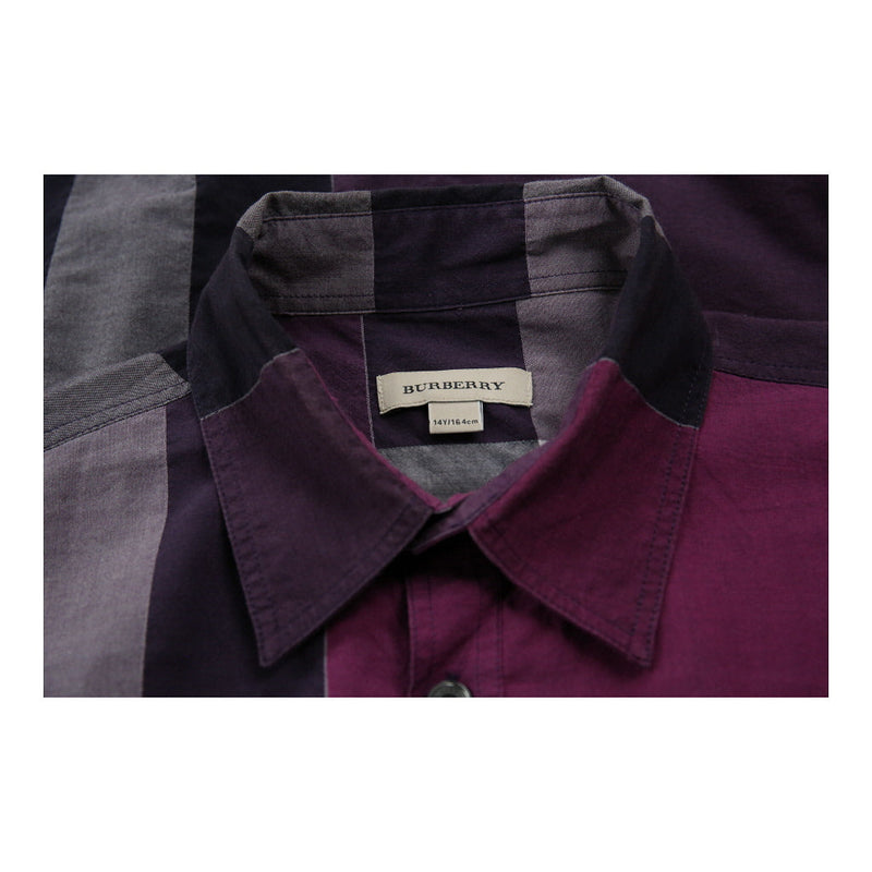 Vintage purple Age 14 Burberry Shirt - boys medium