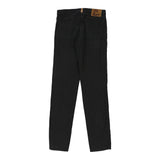 Alviero Martini Trousers - 31W UK 12 Black Cotton