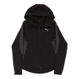 Age 11-12 Puma Hoodie - Large Black Cotton Blend
