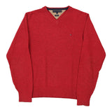 Vintage Tommy Hilfiger Jumper - Large Red Wool
