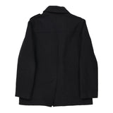 Vintage Tommy Hilfiger Trench Coat - XL Black Cotton Blend