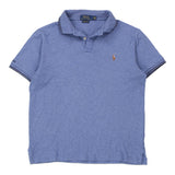 Vintage Ralph Lauren Polo Shirt - Medium Blue Cotton