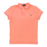 Vintage Ralph Lauren Polo Shirt - Medium Orange Cotton