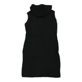 Vintage Lacoste Polo Dress - Large Black Cotton