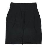 Vintage black Oliver By Valentino Mini Skirt - womens 26" waist