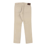 Vintage beige Burberry London Trousers - mens 34" waist
