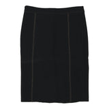 Vintage black Iceberg Midi Skirt - womens 28" waist