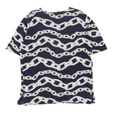 Vintage navy Valentino T-Shirt - mens large