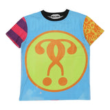 Vintage Moncler Graphic T-Shirt - Large Multicoloured Cotton