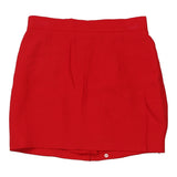 Vintage red Les Copains Mini Skirt - womens 26" waist
