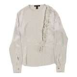Vintage beige Roberto Cavalli Blouse - womens large