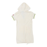 Vintage cream Napapijri Sweatshirt Dress - womens large