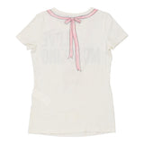 Vintage white Love Moschino T-Shirt - womens x-small