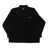 Vintage black Armani Jeans Fleece - mens x-large