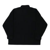 Vintage black Armani Jeans Fleece - mens x-large