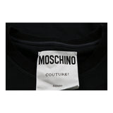 Vintage black Moschino Sweatshirt Dress - womens medium