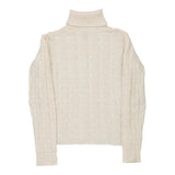 Vintage beige Versace Rollneck - womens x-small