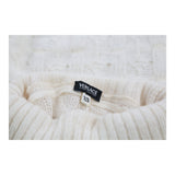 Vintage beige Versace Rollneck - womens x-small