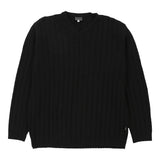 Vintage black Versace Jeans Couture Jumper - mens xx-large