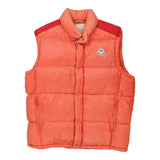 Vintage orange Made in France Grenoble Moncler Gilet - mens x-large