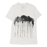 Vintage white Slim fit Armani Exchange T-Shirt - mens medium