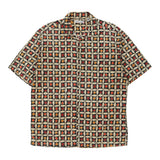 Vintage multicoloured Pierre Cardin Short Sleeve Shirt - mens x-large