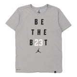 Be The Best Jordan T-Shirt - Small Grey Cotton