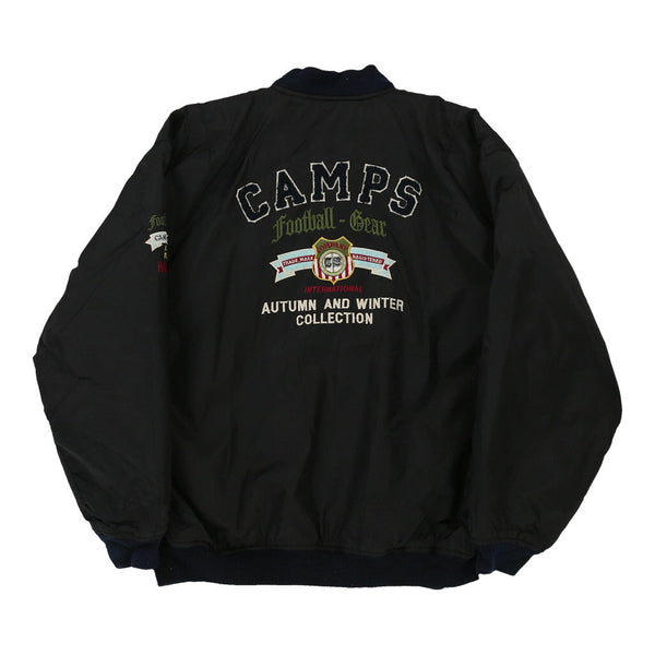 Vintage black Camps Bomber Jacket - mens medium