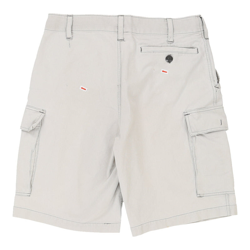 Unbranded Cargo Shorts - 34W 11L White Cotton