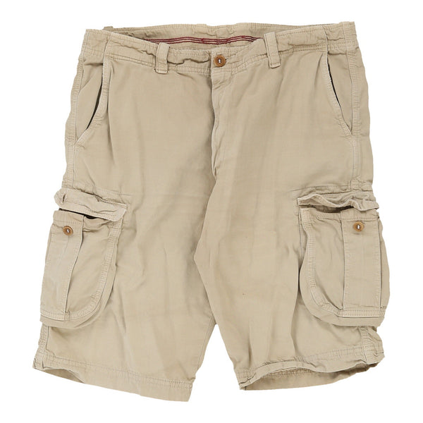 Carrera Cargo Shorts - 35W 12L Beige Cotton