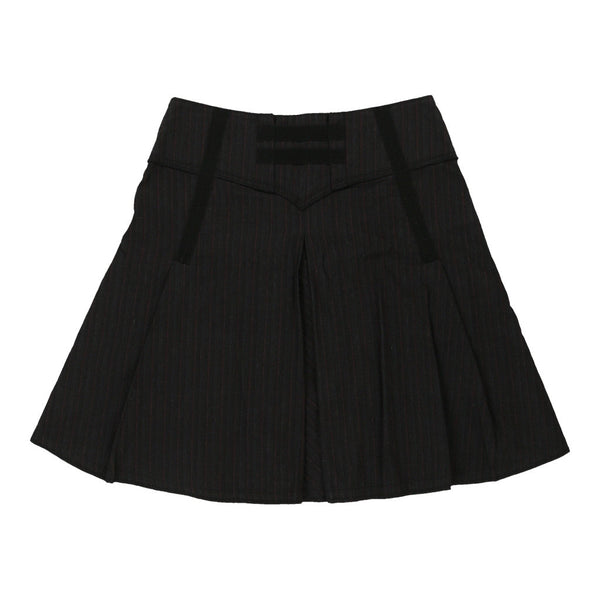 Max & Co Mini Skirt - 32W UK 12 Black Cotton Blend