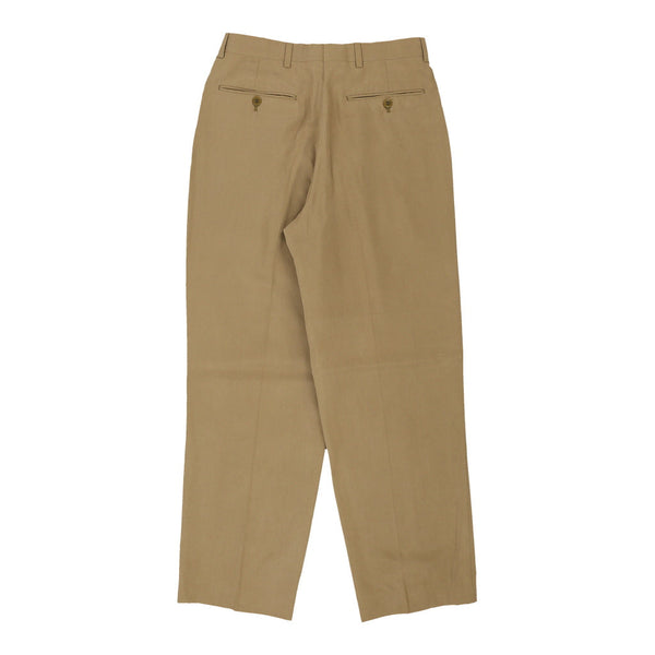 Christian Dior Trousers - 29W UK 12 Beige Cotton